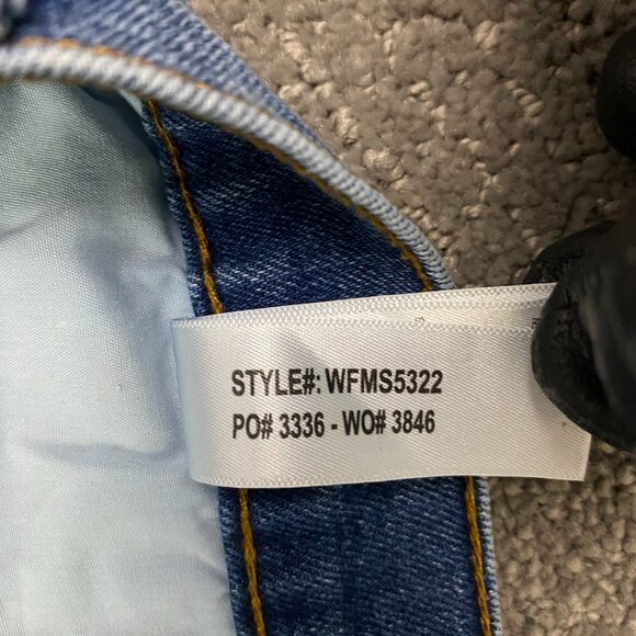 DU/ER Wide Leg Jeans Women's 34 x 33 Midweight Performance Blue Stretch WFMS5322 - Picture 10 of 15